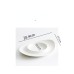 CEUYGT White Ceramic Plate - Simple, Elegant Plate for Everyday Dining and Special Occasions